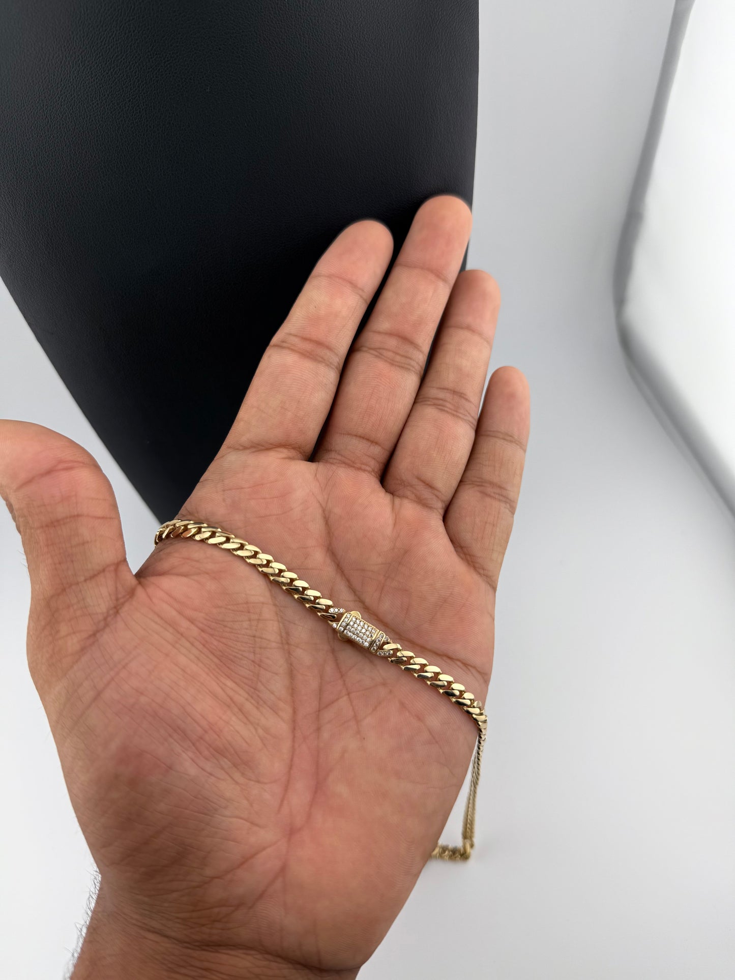 Cadena MONACO 18" 4.5 mm ORO 14 K
