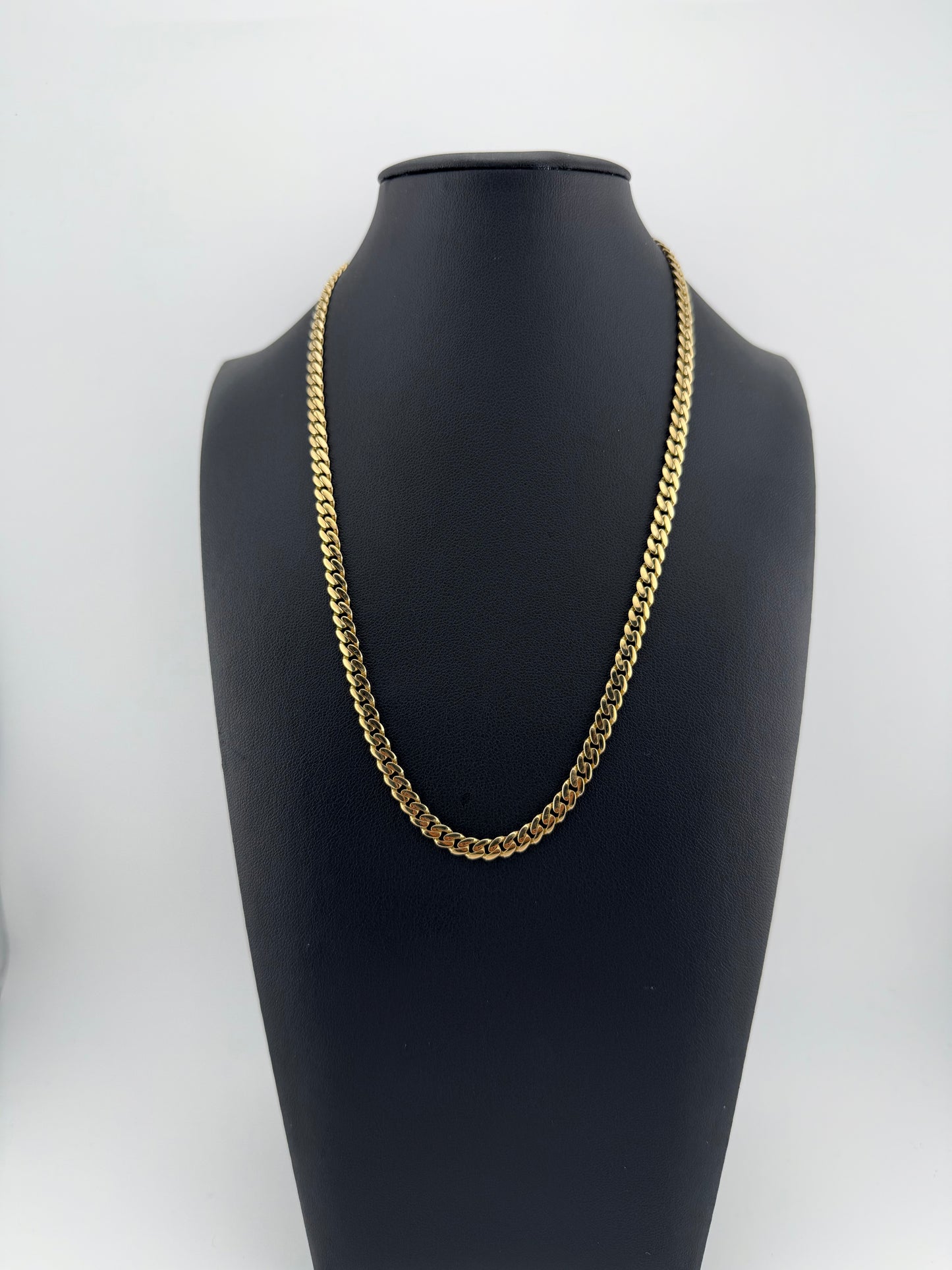 Cadena MONACO 18" 4.5 mm ORO 14 K