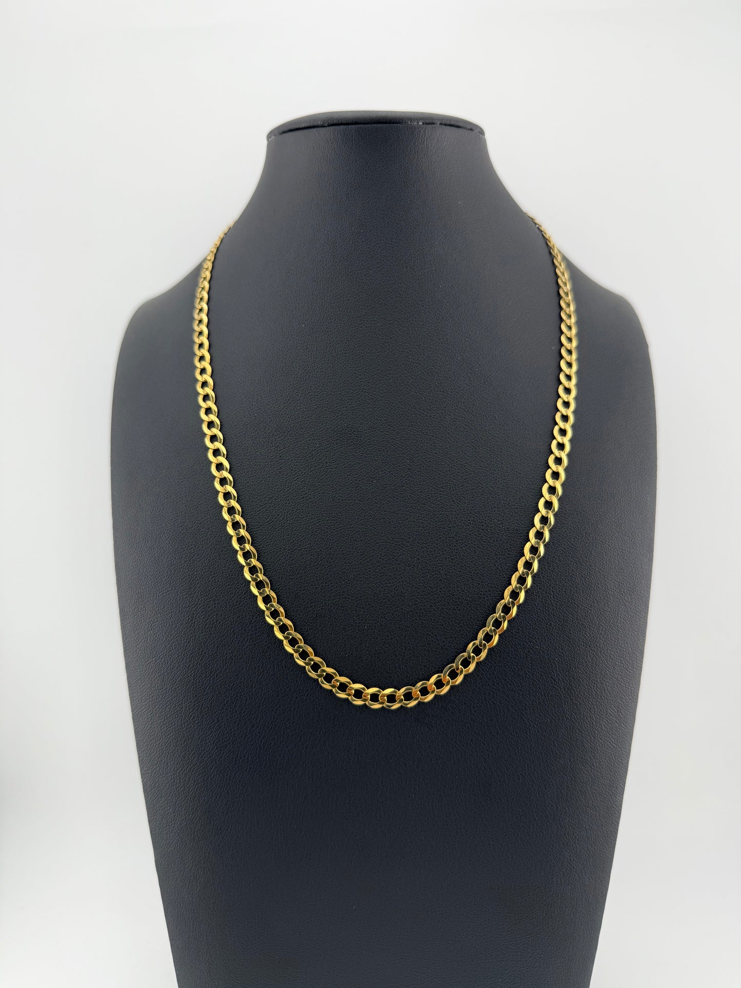 Cadena CUBANA LINK 18" 4.5mm ORO 14K