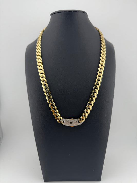 Cadena MÓNACO 20” 9mm ORO 14K