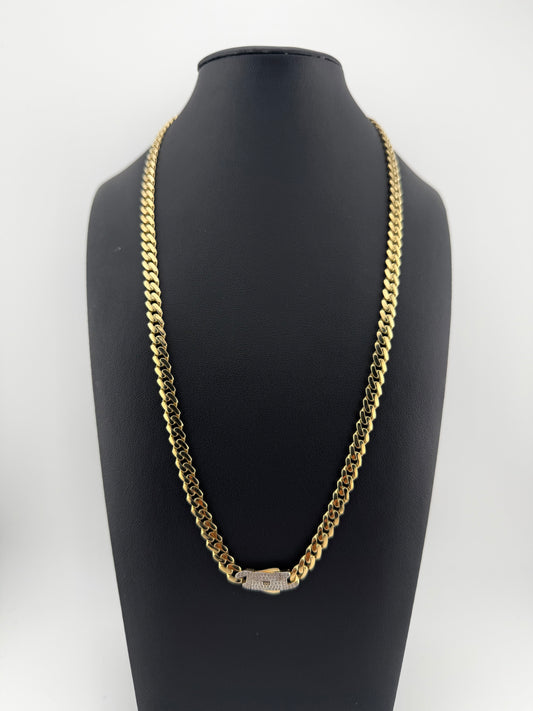 Cadena MONACO 22”    6mm ORO 14K