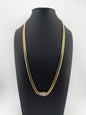 Cadena MONACO 22”    6mm ORO 14K