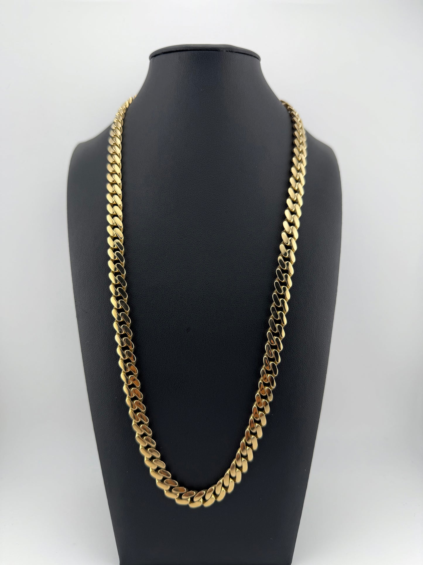 Cadena MONACO  24" 9mm ORO 14 K