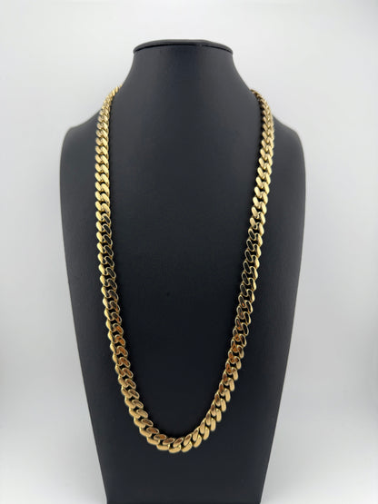 Cadena MONACO  24" 9mm ORO 14 K