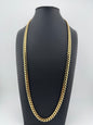 Cadena MONACO 26" 7mm ORO 14 K