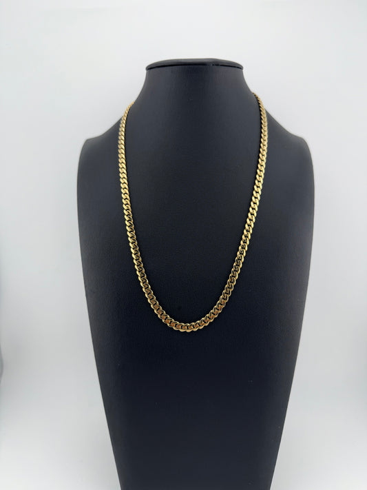 Cadena MONACO 18" 4.5 mm ORO 14 K
