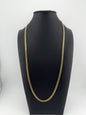 Cadena MONACO 22" 4mm ORO 14K