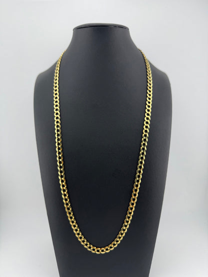 Cadena CUBANA LINK 24” 5.5 mm ORO 14K