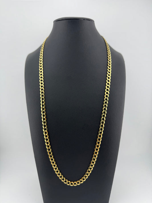 Cadena CUBANA LINK 24” 5.5 mm ORO 14K
