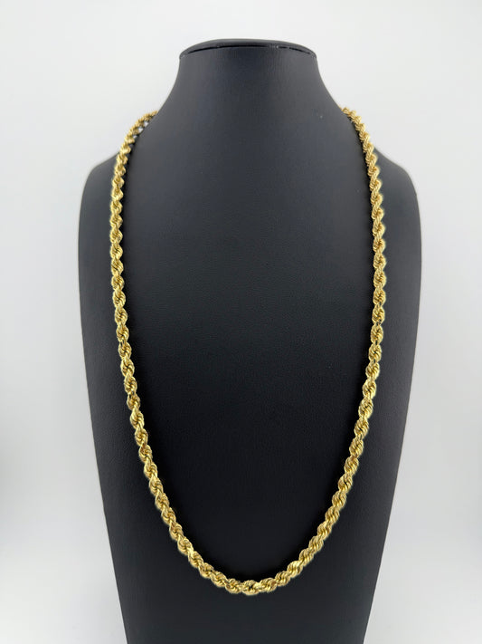 Cadena TORSAL 24"5mm ORO 14K